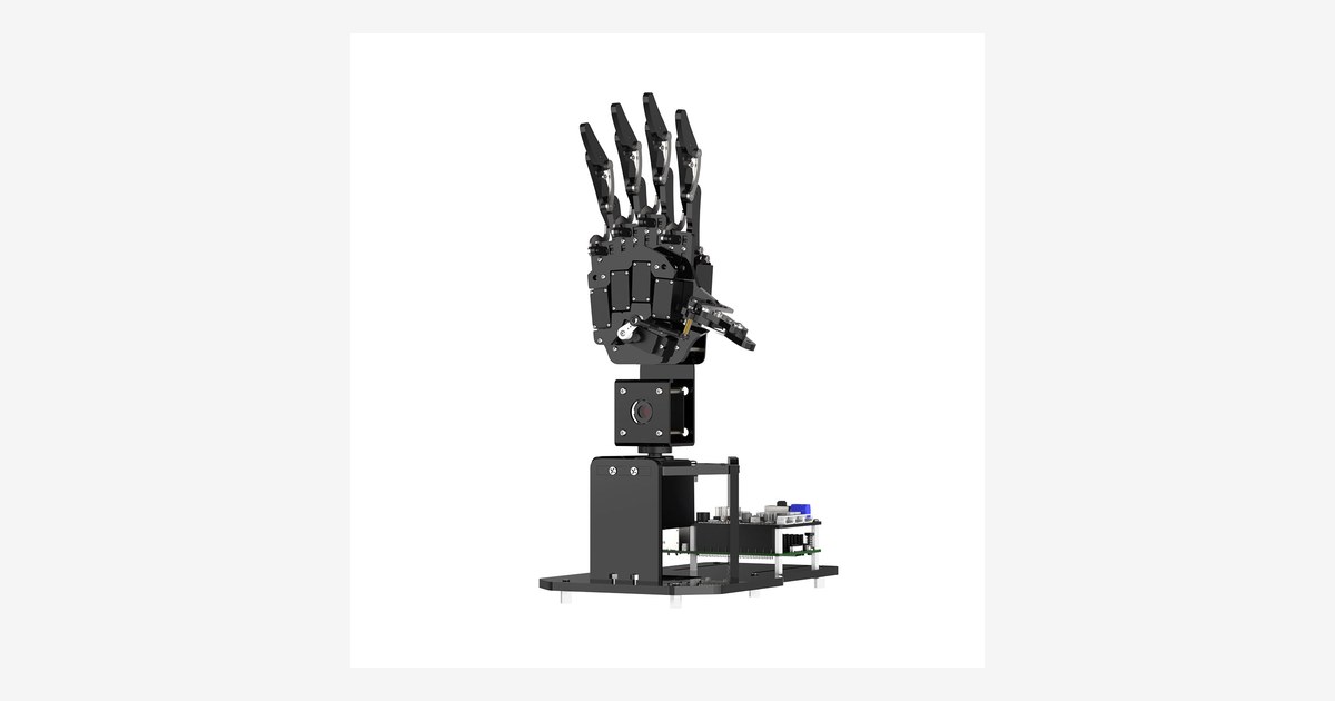 Imagen oficial del robot uHandPi de Hiwonder.