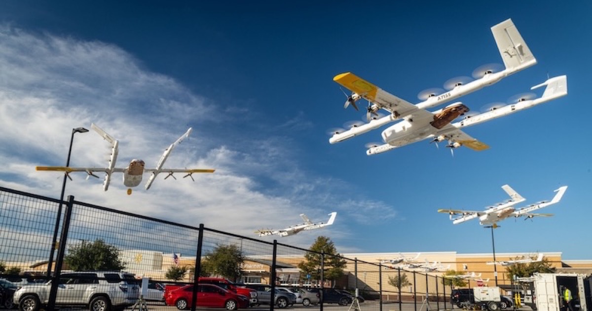 Wing activa el reparto de Walmart con drones en Orlando