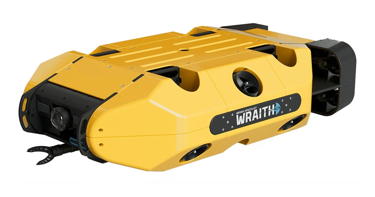 Mission Specialist Wraith en una imagen oficial de producto de VideoRay.