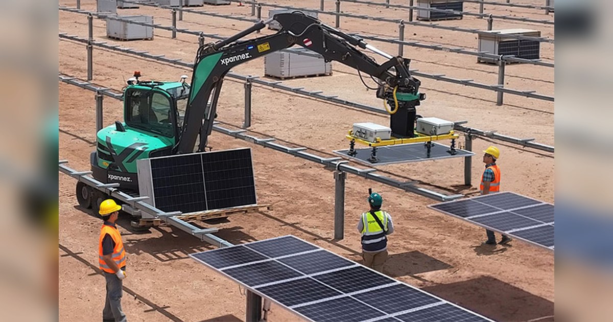 Xpanner automatiza paneles solares con X1 Panel Lift