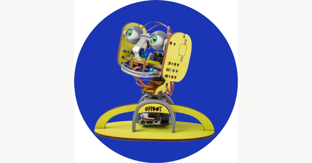 Imagen oficial de Xyloh con estructura amarilla y mecanismos de la cara visibles