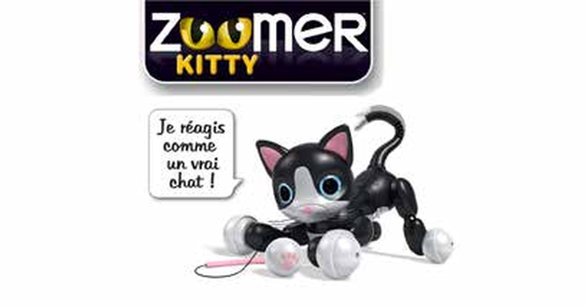 Zoomer Kitty de Spin Master en la imagen de producto de los premios Étoiles du Jouet 2015.