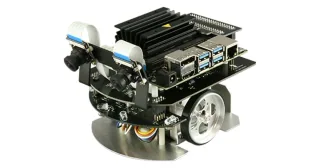 Fotografía oficial del robot Jetson Nano Mouse de RT Corporation.