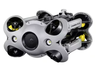Render oficial de Chasing M2 S con sus propulsores y cámara frontal.
