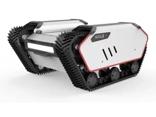 Render oficial de BUNKER MINI 2.0 publicado por AgileX Robotics.