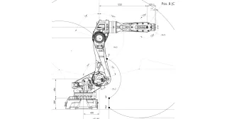 Vista completa del N-220-2.7 extraída del plano técnico oficial de Comau.
