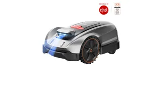 Render oficial del cortacésped Sunseeker X3 Plus completo.