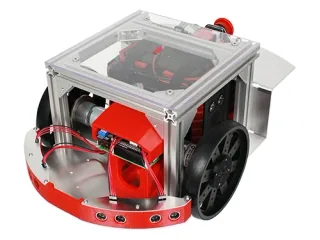 Fotografía oficial del robot Raspberry Pi Cat de RT Corporation.