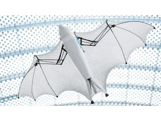Imagen oficial del demostrador BionicFlyingFox publicada por Festo.