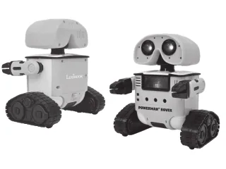 Powerman Rover ROB14 visto por delante y por detrás en el manual de Lexibook.