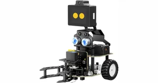 Nexbit AI con ruedas, cámara frontal y pinza metálica