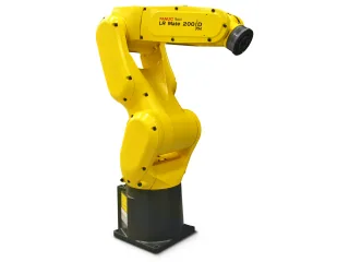 Vista oficial del robot FANUC LR Mate 200iD/7H.