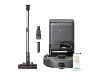 Render oficial del eufy E20 con componentes para sus tres formatos de aspiración.