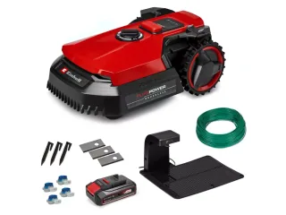 Einhell FREELEXO 500 con estación, cable, piquetas y batería.