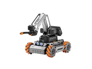Imagen oficial del AiMecha M1 con brazo y ruedas Mecanum.