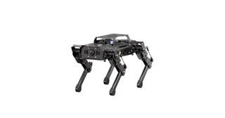 PuppyPi de Hiwonder con cuatro patas articuladas y cámara frontal
