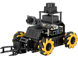ClawPi de Hiwonder con ruedas Mecanum, cámara y brazo
