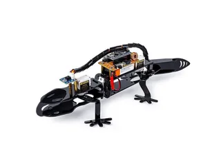 Imagen oficial del robot Lizard de SunFounder con forma de lagarto.
