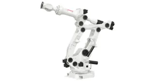 Vista oficial del robot Kawasaki Robotics MG15HL.