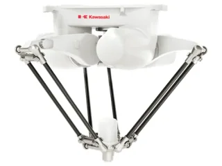 Vista oficial del robot Kawasaki Robotics YF002N.