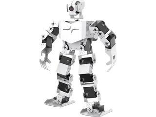 Humanoide TonyPi de Hiwonder con cámara sobre la cabeza.