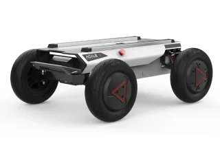Render oficial de HUNTER SE publicado por AgileX Robotics.