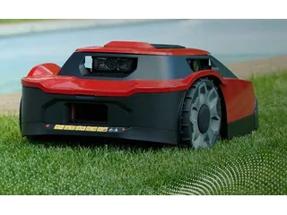 Imagen oficial del cortacésped Toro Haven completo sobre césped, recortada del material de presentación.