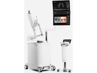 Sistema Ion de Intuitive con torre, consola y catéter para broncoscopia