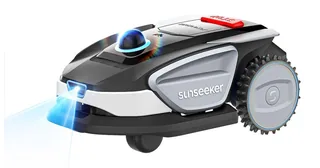 Render oficial del cortacésped Sunseeker S4 completo.