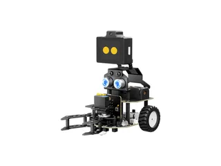 Nexbit AI con ruedas, cámara frontal y pinza metálica