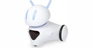 Render oficial del robot Photon blanco con ruedas y antenas.