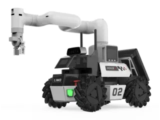 Render oficial de LIMO COBOT publicado por AgileX Robotics.