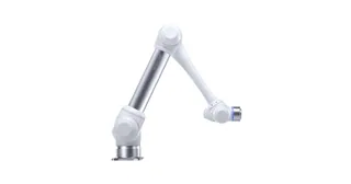 Render de Doosan M1013 blanco completo publicado por Unchained Robotics