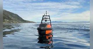 Imagen oficial de Sounder USV publicada por Kongsberg Discovery.