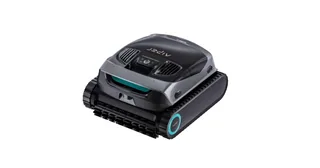 Render oficial del robot de piscina Aiper Scuba X1 completo, con orugas y rodillo frontal.