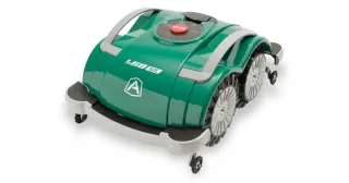 Ambrogio L60 Elite verde con cuatro ruedas motrices.