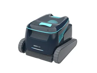 Render oficial del robot de piscina Dolphin LIBERTY 600 completo.