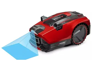 Render oficial de Einhell FREELEXO CAM PLUS 600 completo, con una representación gráfica del campo de visión.