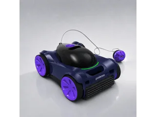 Render promocional oficial de Poolease S1 completo con su boya de comunicación conectada, publicado en su página de producto.