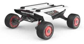 Render oficial de SCOUT MINI publicado por AgileX Robotics.