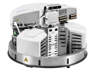 Fotografía oficial de Robotino 4 en el portal de Festo Didactic.