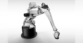 Imagen oficial del robot industrial Comau PAL-470-3.1 completo.