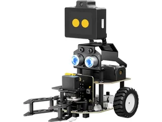 Nexbit AI con ruedas, cámara frontal y pinza metálica
