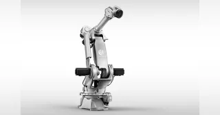 Imagen oficial del robot industrial Comau NJ-370-3.0 completo.
