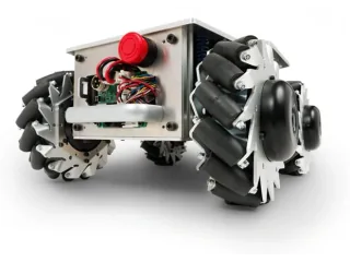 Fotografía oficial del robot Mecanumrover Ver.3.0 de Vstone.