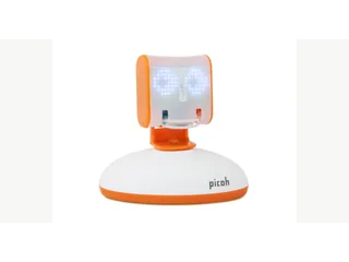 Picoh naranja de Ohbot con ojos LED y boca móvil