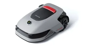 Render oficial del cortacésped Dreame A1 Pro completo.