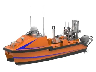 Render oficial del L25 de OceanAlpha con su configuración de producto.