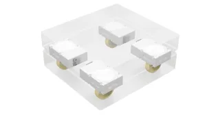 Render técnico oficial del chasis ROX-Argo y de la disposición de sus ruedas.