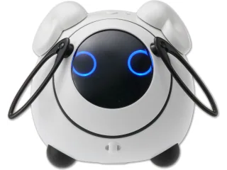 OHaNAS de Takara Tomy y NTT DOCOMO, con cuerpo blanco, pantalla circular y orejas.